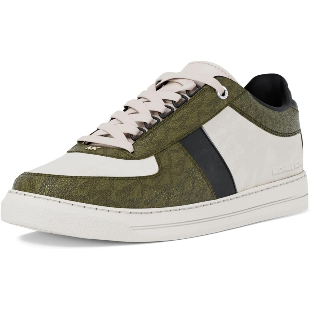 image:imageMichael Kors Mens Brady Lace Up SneakerLight Cream Multi