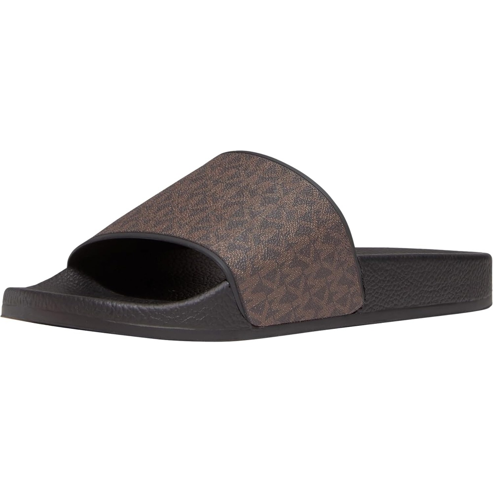 image:imageMichael Kors Mens Jake Signature SlideMk SignatureBrownBlack