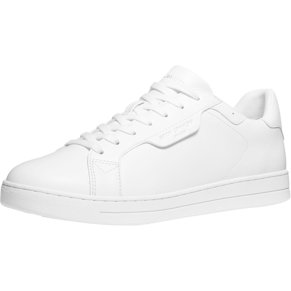 image:imageMichael Kors Mens Keating Lace Up SneakersLeatherOptic White