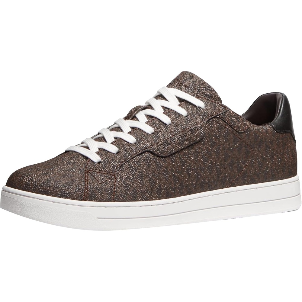image:imageMichael Kors Mens Keating Lace Up SneakersMk SignatureBrown