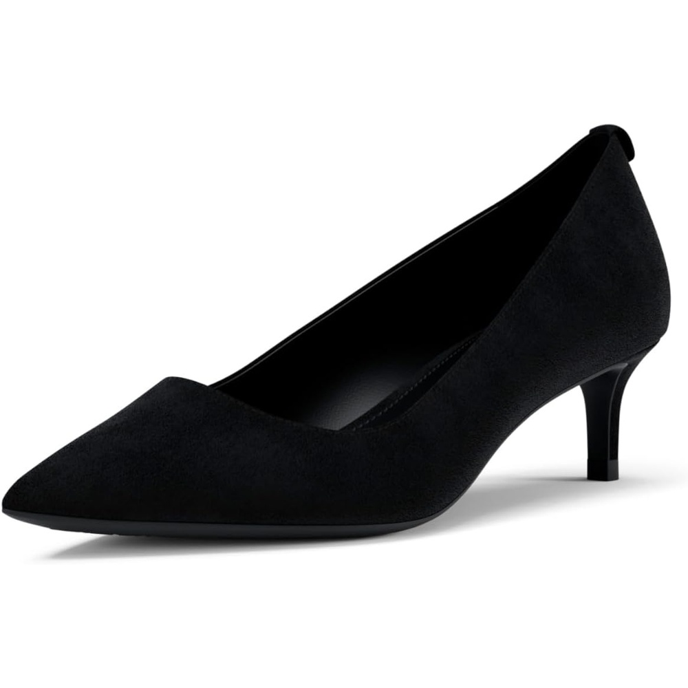 image:imageMichael Kors Womens Alina Flex Kitten PumpBlackSuede