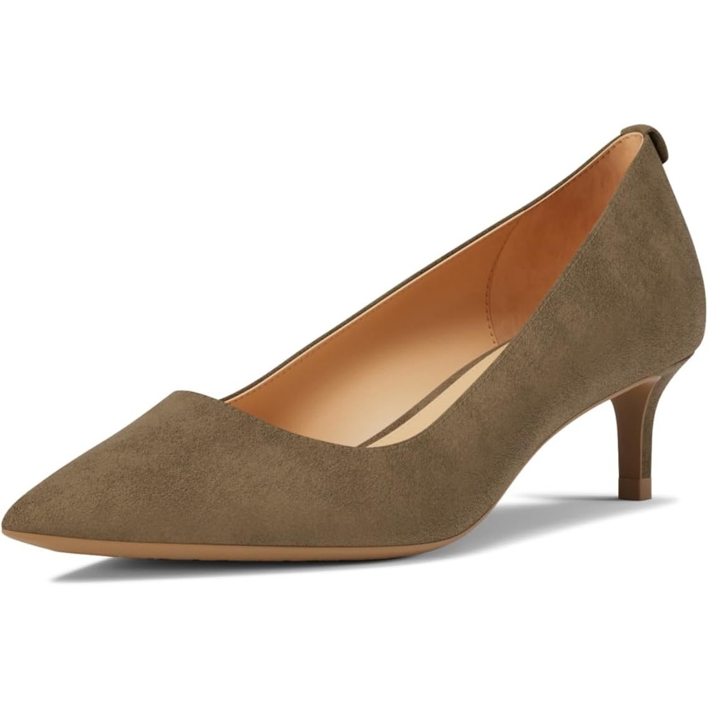 image:imageMichael Kors Womens Alina Flex Kitten PumpHuskSuede