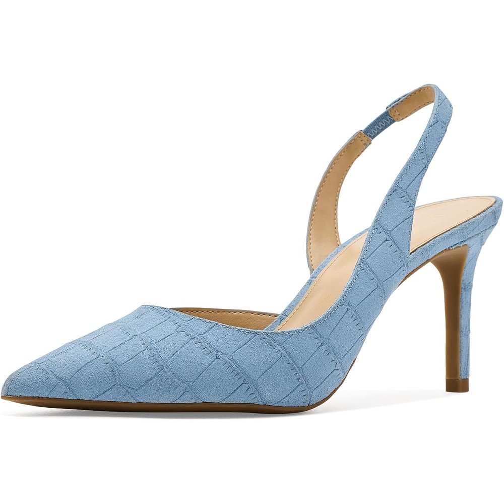 image:imageMichael Kors Womens Alina Flex Sling Pump ShoesChambray