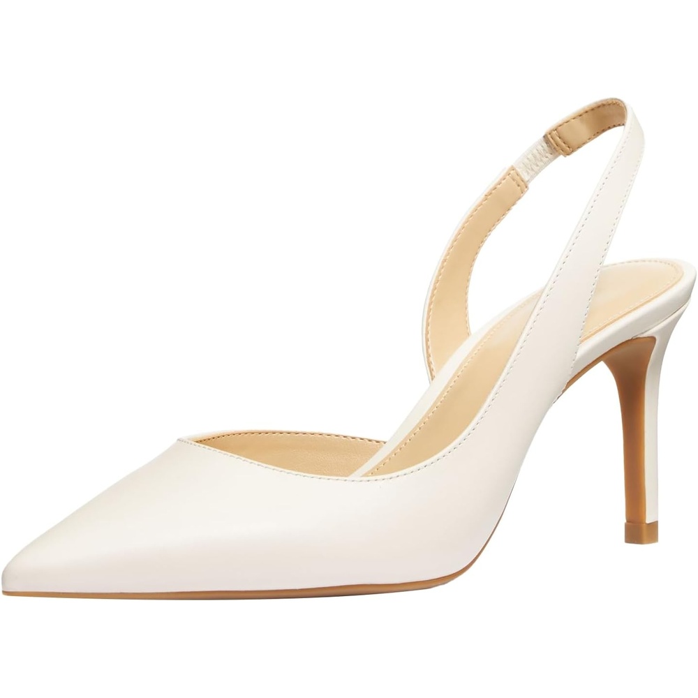 image:imageMichael Kors Womens Alina Flex Sling Pump ShoesLight Cream