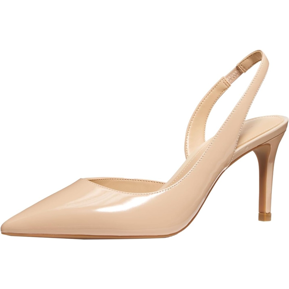 image:imageMichael Kors Womens Alina Flex Sling Pump ShoesPatent LeatherLight Blush