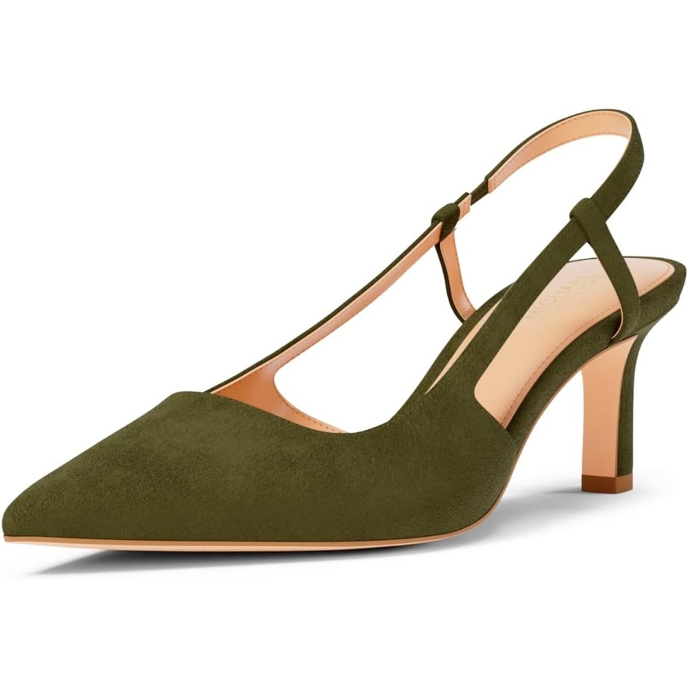 image:imageMichael Kors Womens Alora Mid Sling PumpPistachio