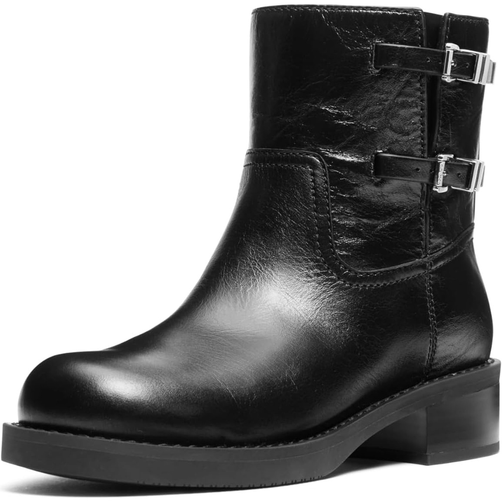 image:imageMichael Kors Womens Darrington Flat BootieBlackVolare Leather