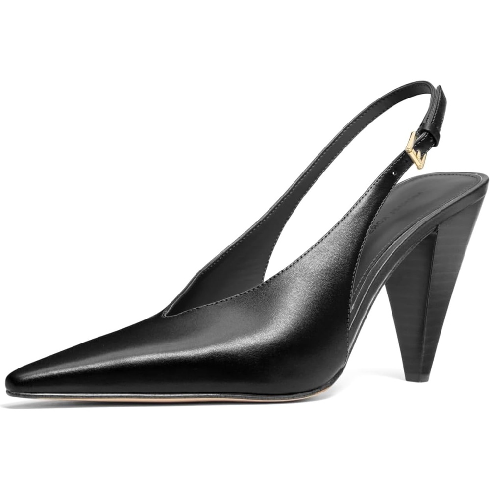 image:imageMichael Kors Womens Electra Sling PumpBlackVachetta Leather