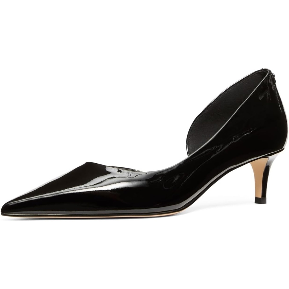 image:imageMichael Kors Womens Elyse Kitten PumpsBlackPatent Leather