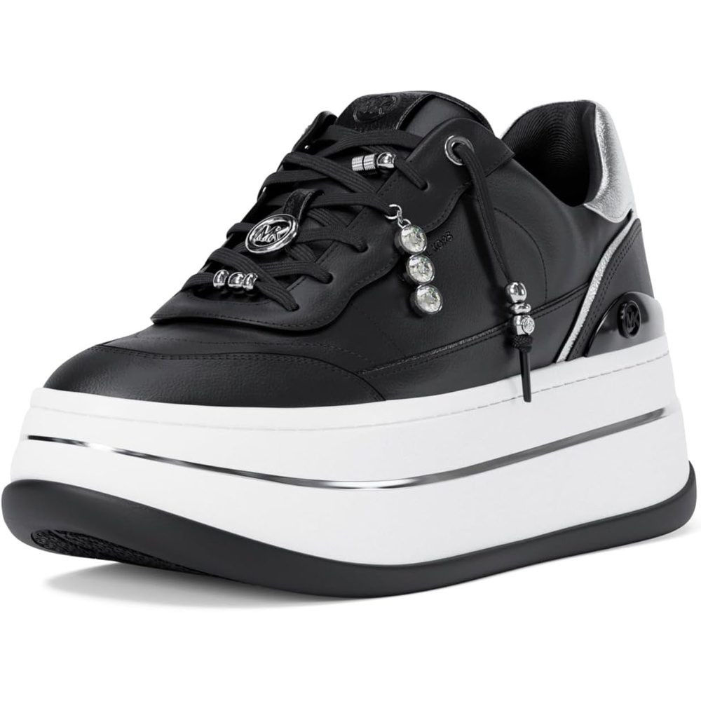 image:imageMichael Kors Womens Hayes Lace Up SneakersBlack 2