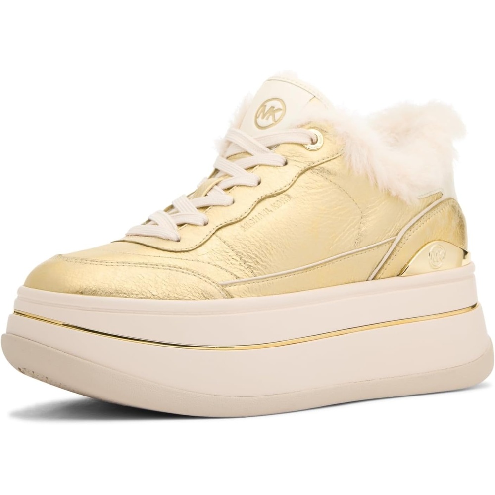 image:imageMichael Kors Womens Hayes Lace Up SneakersGold