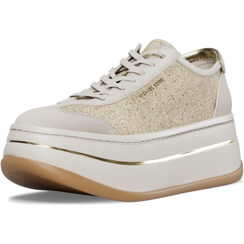 image:imageMichael Kors Womens Hayes Lace Up SneakersT ToePale Gold