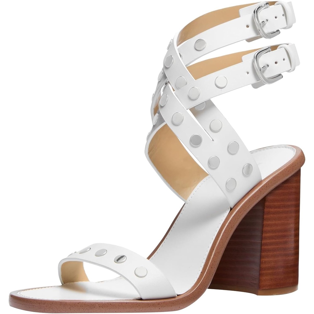 image:imageMichael Kors Womens Irene Heeled SandalOptical White