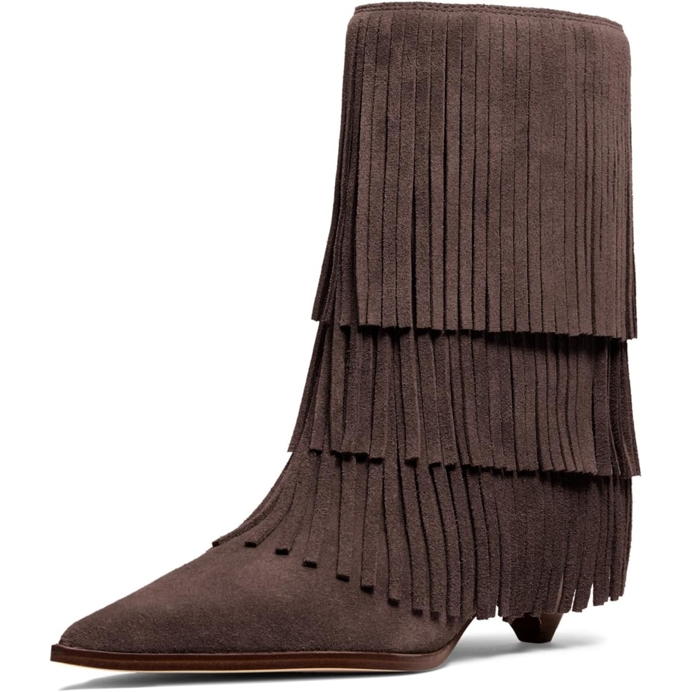 image:imageMichael Kors Womens Jayla Heeled BootieChocolate