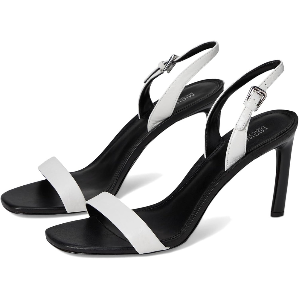 image:imageMichael Kors Womens Kasia Heeled SandalOptical White