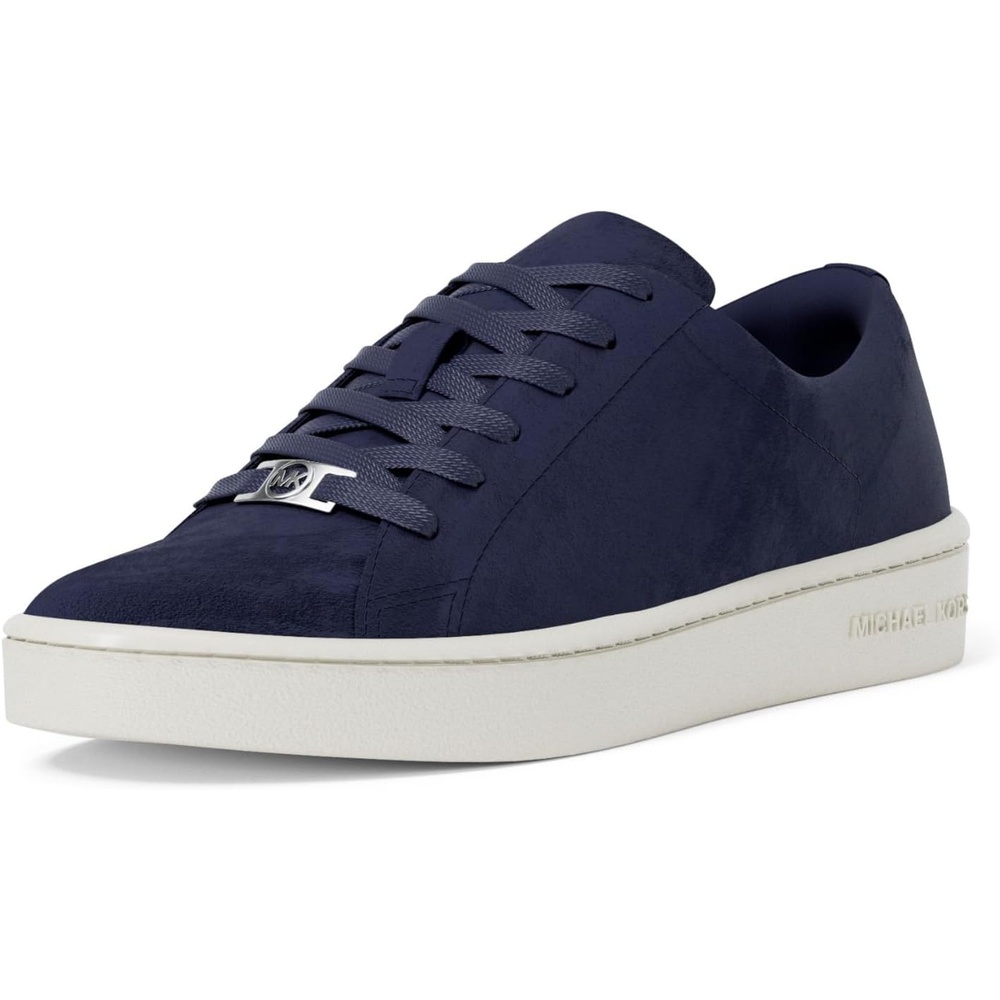 image:imageMichael Kors Womens Keaton Lace Up SneakerSuedeDress Blues