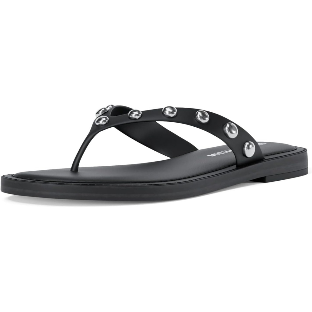 image:imageMichael Kors Womens Koko Flip FlopDome StudsBlack