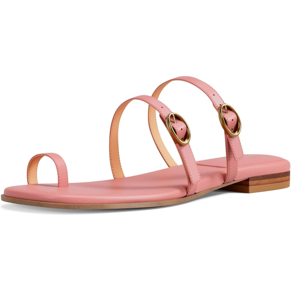 image:imageMichael Kors Womens Kya Flat SandalsLeatherPrimrose