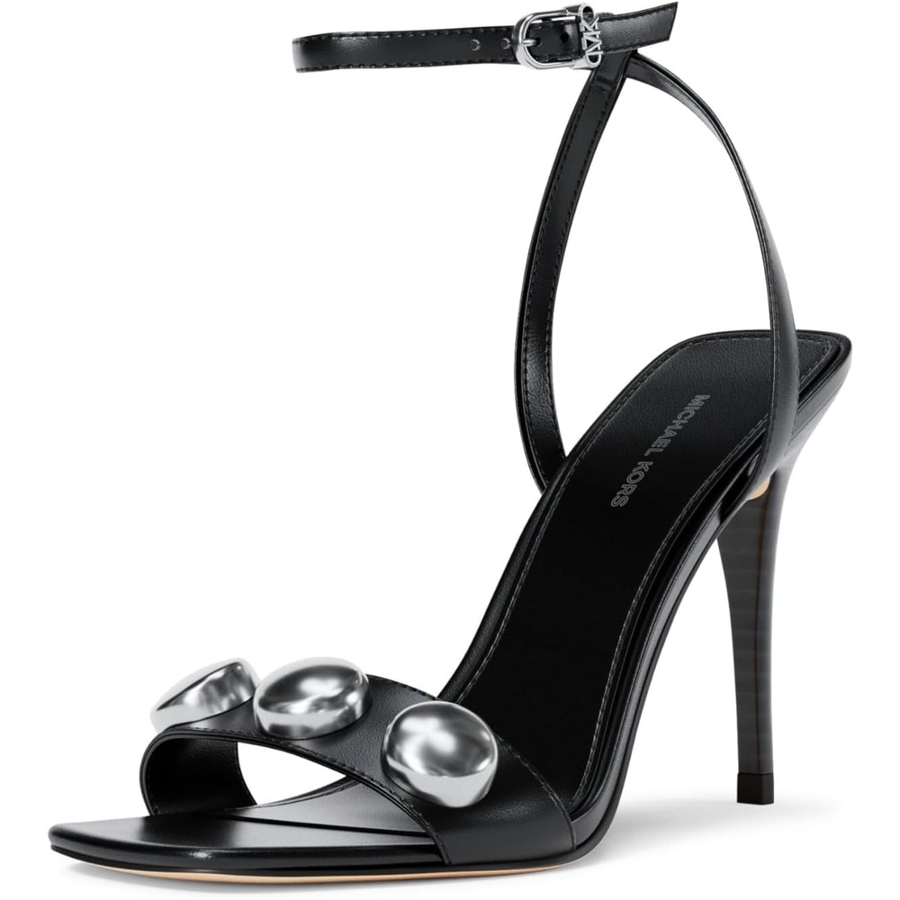 image:imageMichael Kors Womens Liana Mid Heel SandalDome StudsBlack