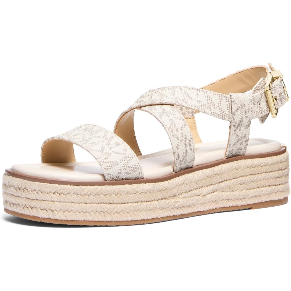 image:imageMichael Kors Womens Lynn Espadrille SandalVanilla