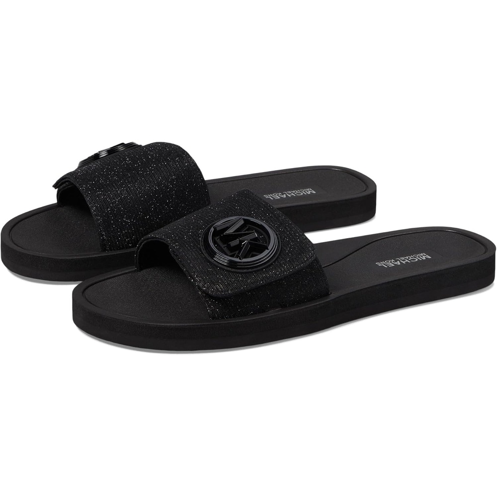 image:imageMichael Kors Womens MK Charm SlideBlack