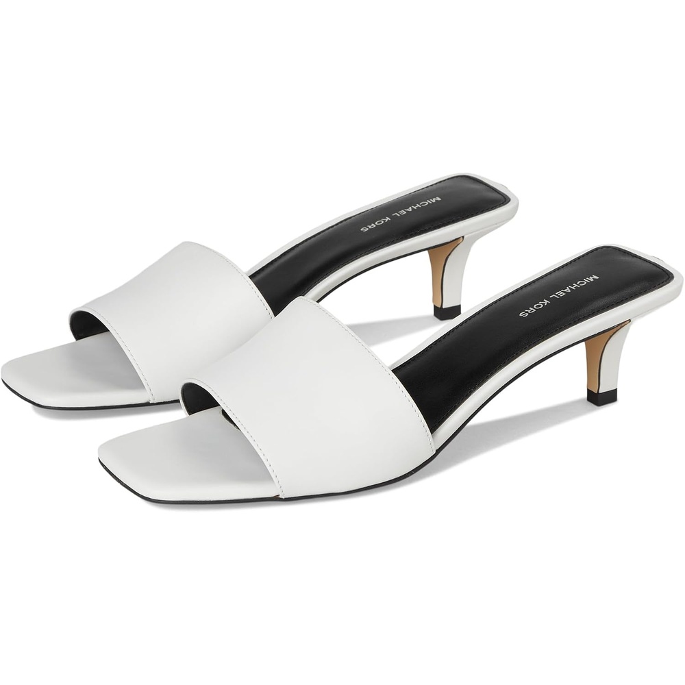 image:imageMichael Kors Womens Merriam Kitten SandalOptical White