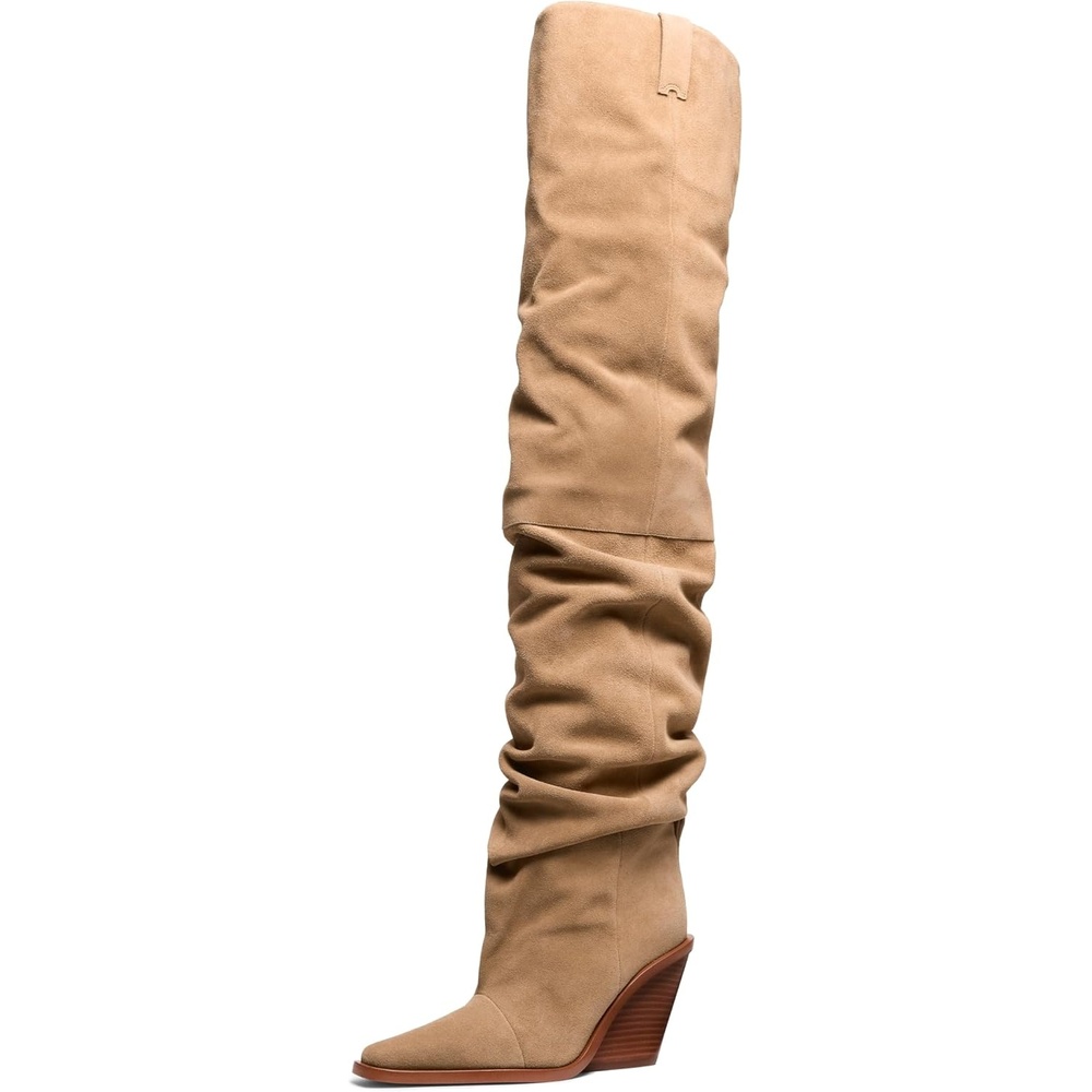 image:imageMichael Kors Womens Noemie Over the Knee Heeled BootHusk