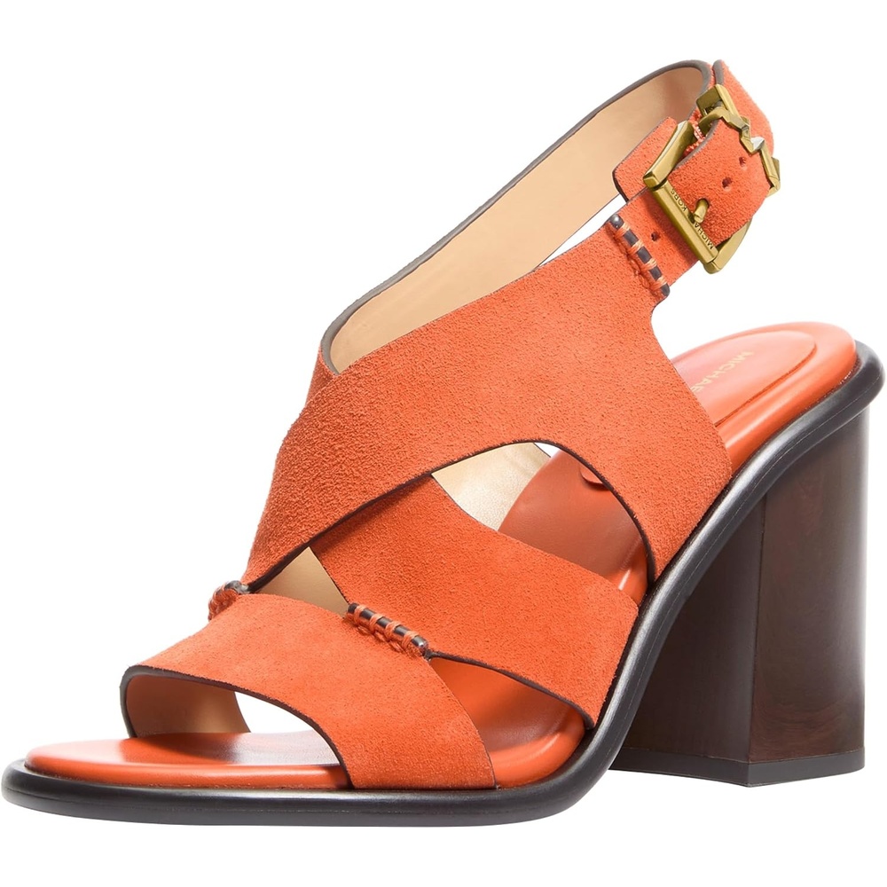 image:imageMichael Kors Womens Raven Block Heeled SandalMimosa