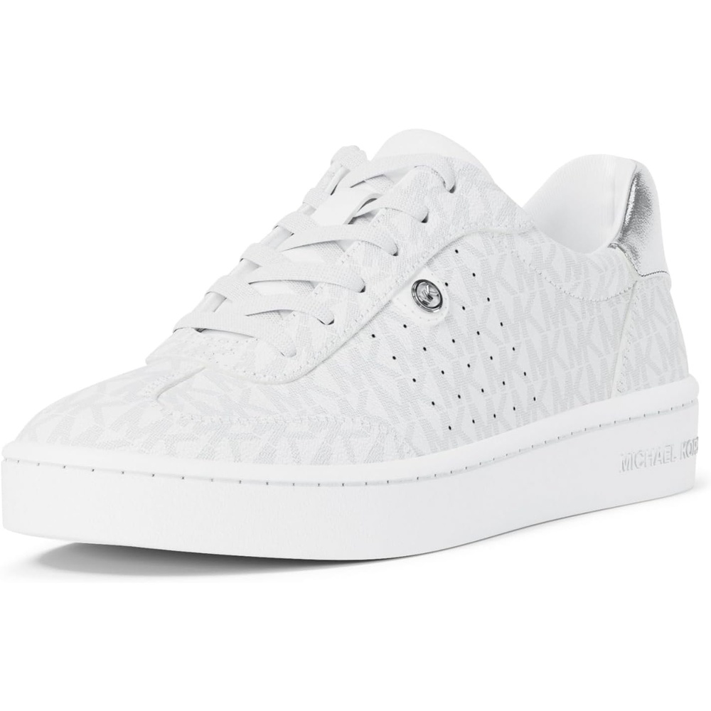 image:imageMichael Kors Womens Scotty Lace Up ShoesBright White Multi