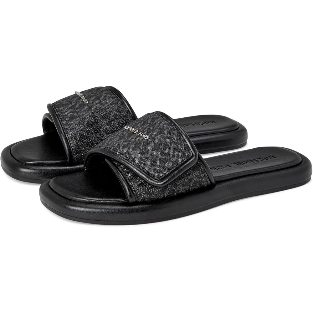 image:imageMichael Kors Womens Suki Flat SlideBlack 2