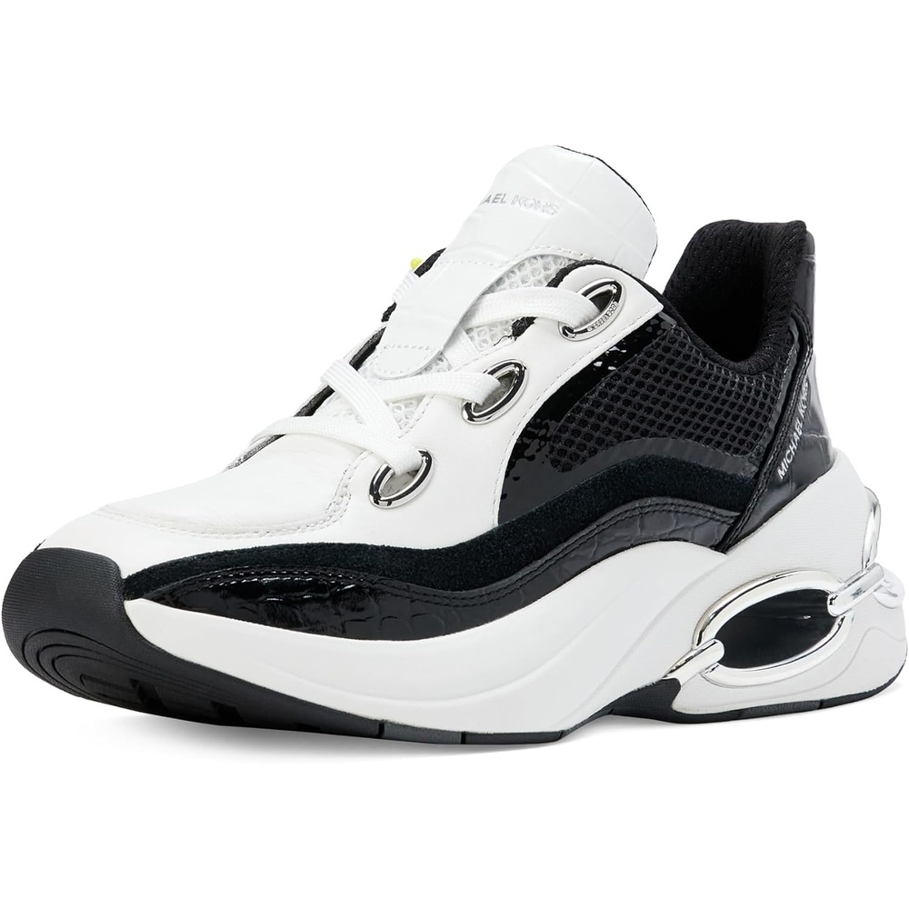 image:imageMichael Kors Womens Toni TrainerBlackOpticwht