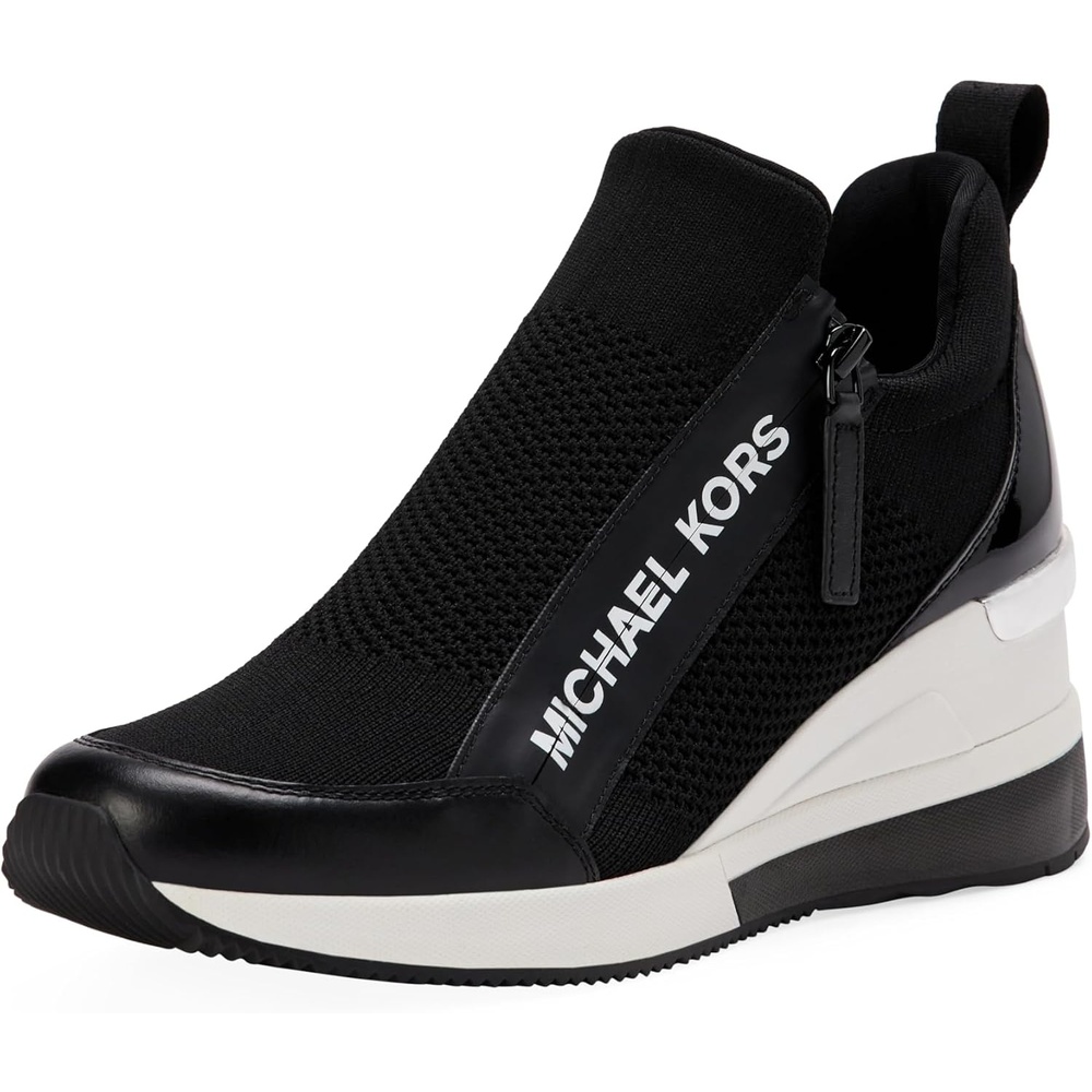 image:imageMichael Kors Womens Willis Wedge TrainerBlack