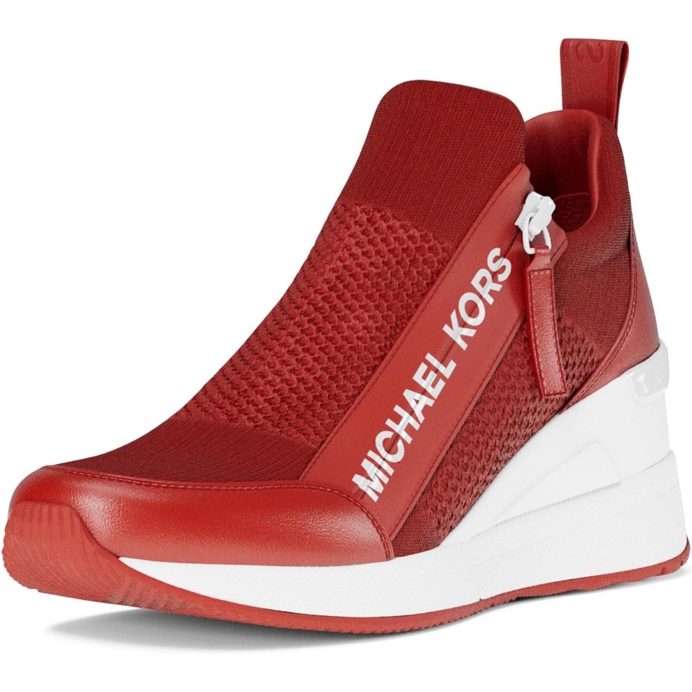 image:imageMichael Kors Womens Willis Wedge TrainerCrimson