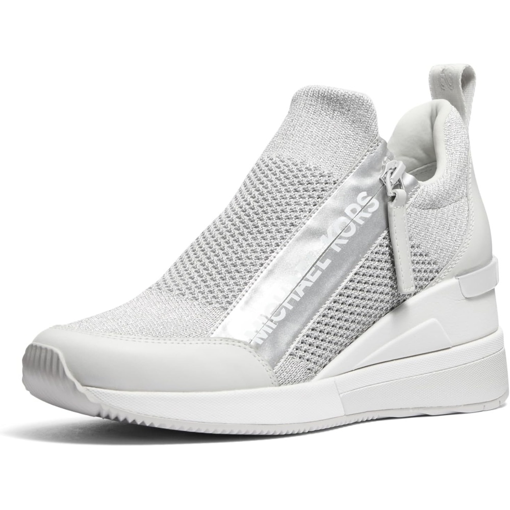 image:imageMichael Kors Womens Willis Wedge TrainerSilver