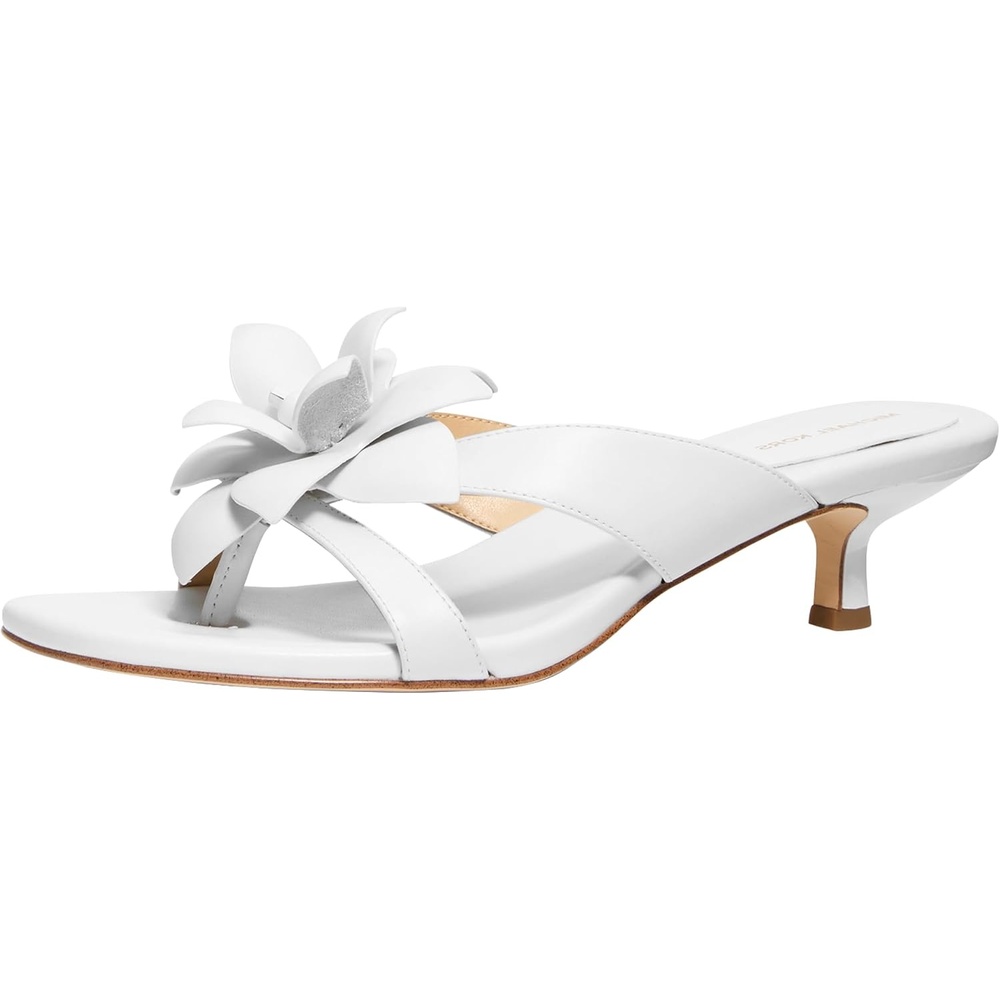 image:imageMichael Kors womens Jacie Kitten SandalOptical White