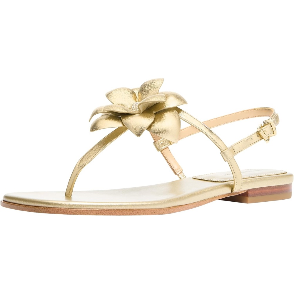 image:imageMichael Kors womens Jacie Thong SandalPale Gold