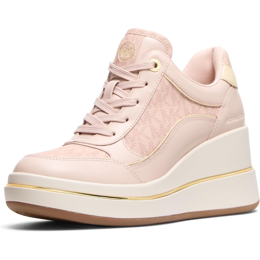 image:imageMichael Michael Kors Emmy Wedge TrainerSoft Pink