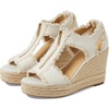 Denim -Frayed Edges/Optical White