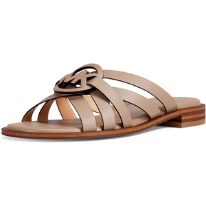 MICHAEL Michael Kors Erika Flat Sandals(Leather/Khaki)