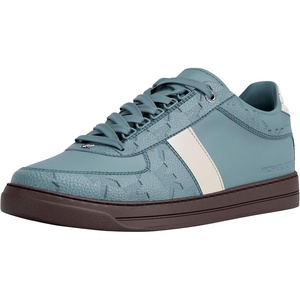 Michael Kors Mens Brady Lace Up Sneaker(Leather/Chambray)