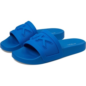 Michael Kors Men’s Jake Signature Slide(Grecian Blue)