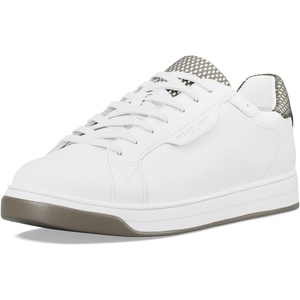 Michael Kors Men’s Keating Lace Up Sneakers(Leather/Birch)