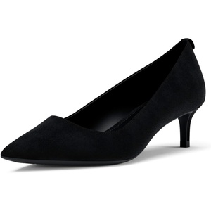 Michael Kors Women’s Alina Flex Kitten Pump(Black/Suede)