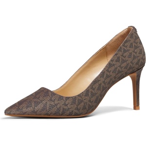 Michael Kors Women’s Alina Flex Pump(Mk Signature/Brown)