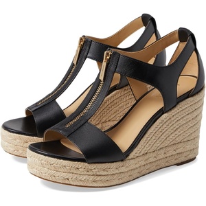 Michael Kors Women’s Berkley Mid Wedge(Black)