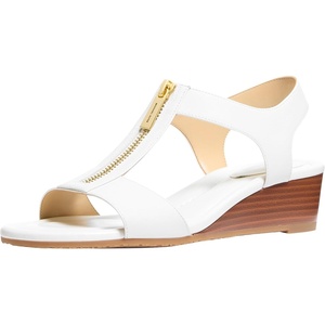 Michael Kors Women’s Berkley Wedge Sandal(Optical White)
