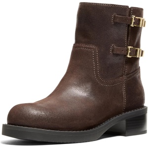 Michael Kors Women’s Darrington Flat Bootie(Chocolate)