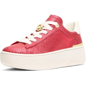 Michael Kors Women’s Dottie Lace Up Sneaker(Crimson)