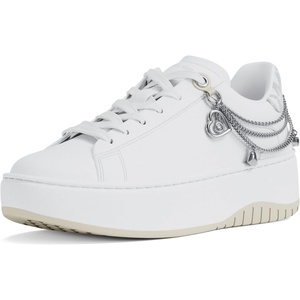 Michael Kors Women’s Dottie Lace Up Sneaker(Heart Chain//Optic White)