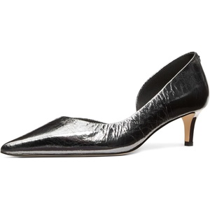Michael Kors Women’s Elyse Kitten Pumps(Gunmetal)